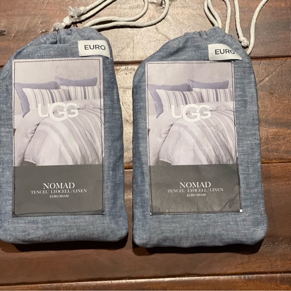 2 Ugg Nomad Linen Euro Shams